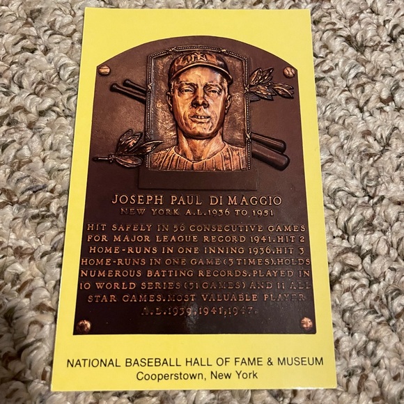 8 Postcards Baseball Hall of Fame Cooperstown NY Plaques - Picture 7 of 9